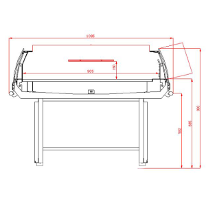 Refrigerated Island with Lid - 190 L - CombiSteel