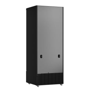 Positive Refrigerated Display Case 1 Black Door - 600 L | CombiSteel