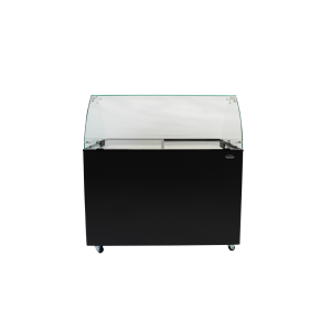 Black Ice Cream Display Case - 8 x 5 L | CombiSteel | Catering Equipment