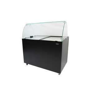 Black Ice Cream Display Case - 8 x 5 L | CombiSteel | Catering Equipment