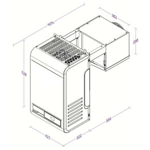 Negative Cooling Group CombiSteel - Optimal performance for cold room