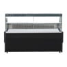 Wesley 1.3 Black 110 L Refrigerated Display Case - CombiSteel: Elegant Design, Large Capacity