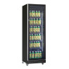 Black 387L CombiSteel Beverage Refrigerated Display Case: High Performance & Elegance