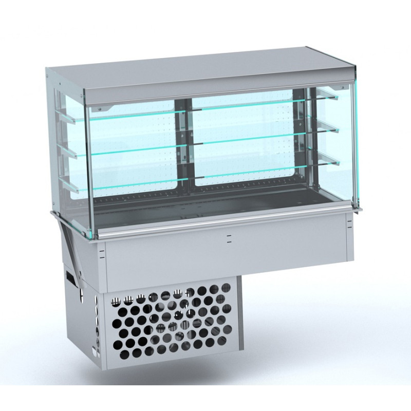 Drop-In Wall Refrigerated Display Case | CombiSteel.