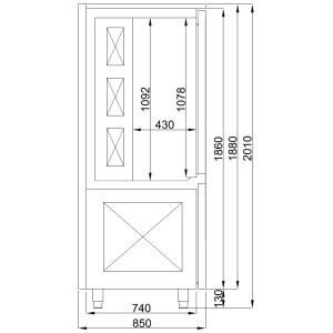 Cooling Cell - 15 GN 1/1 - CombiSteel