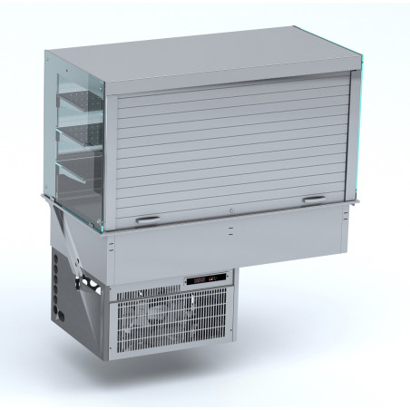 Drop-In Cubic Refrigerated Display Case - LED Lighting & Ideal Maintenance