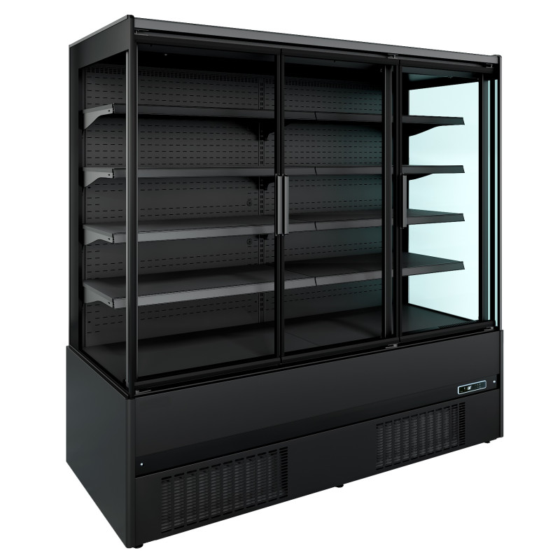 Jamie Wall-Mounted Refrigerated Display Case with 3 Doors - 2.4 m² - CombiSteel