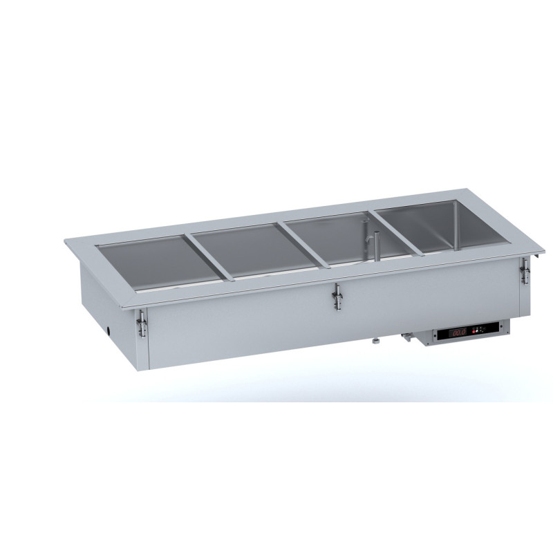 Bain-Marie Drop-In mit manueller Wasserbefüllung - GN 1/1 - CombiSteel