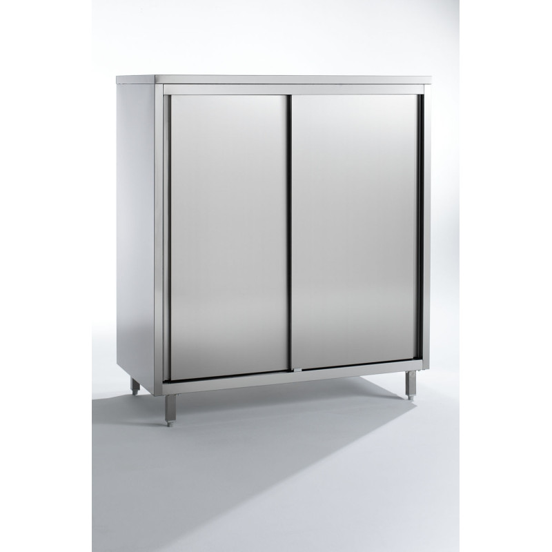 Armoire Inox Haute à 2 Portes - L 1600 x P 600 mm - CombiSteel