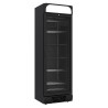 Black Negative Refrigerated Cabinet - 1 Glass Door - 382 L - CombiSteel