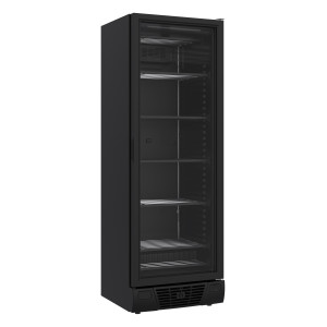 Black Negative Refrigerated Cabinet - 1 Glass Door - 382 L - CombiSteel