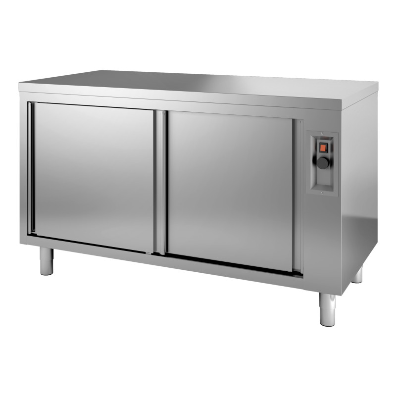 Heated Cabinet - Stainless Steel Furniture 1800x700 mm CombiSteel