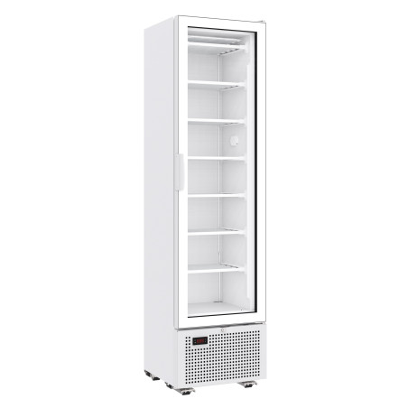 Armoire Réfrigérée Négative Blanche - 1 Porte Vitrée - 221 L - CombiSteel