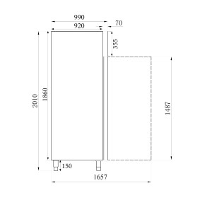 Armoire Pâtissière Inox 737L CombiSteel - Conservation Professionnelle