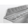 Refrigerated Saladette 3 Doors - 8 GN 1/6 Pans - 392 L CombiSteel