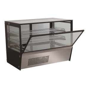 CombiSteel 159L Countertop Refrigerated Display Case - Professional & Compact