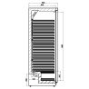 Stainless Steel Positive Refrigerated Cabinet - 570L, 1 Door by CombiSteel