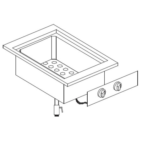 Elément de Bain-Marie Drop-In - CombiSteel