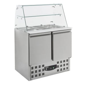 Refrigerated Saladette with 2 Doors - 240 L - CombiSteel