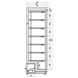 Negative Stainless Steel Refrigerated Cabinet - CombiSteel​​ | Professional Freezer​