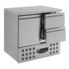 Compact Positive Refrigerated Table - 1 Door and 2 Drawers - 257 L - CombiSteel