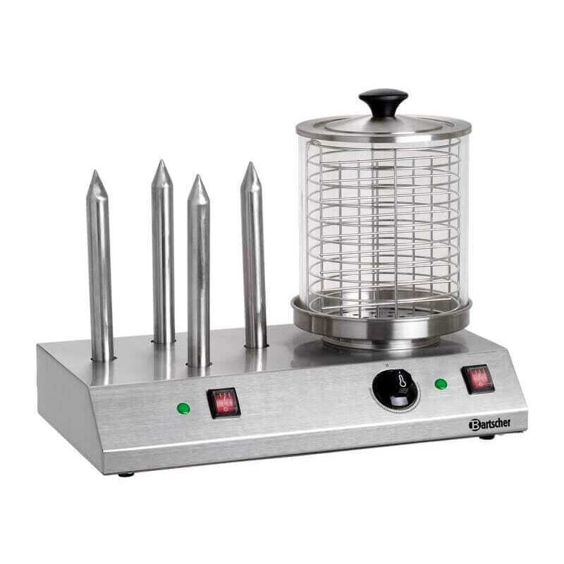 Professionelle Hot Dog Maschine - 4 Toasts - Bartscher