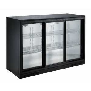 Rückkühlschrank mit 3 Schiebetüren - 298 L - CombiSteel