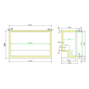 Arrière-Bar Réfrigéré 3 Portes Battantes - 298 L - CombiSteel Efficace et Élégant