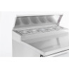 Refrigerated Saladette - 2 Doors - 5 GN 1/6 Pans - CombiSteel