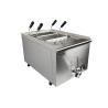 Pasta Cooker - 23 L - 2 Baskets - CombiSteel: Fast and Efficient