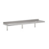 Stainless Steel Wall Shelf 2400mm Depth 300mm - Pro Kitchen & Optimal Organization