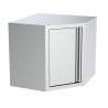 Angular Wall Cabinet Stainless Steel - Professional Kitchen Storage