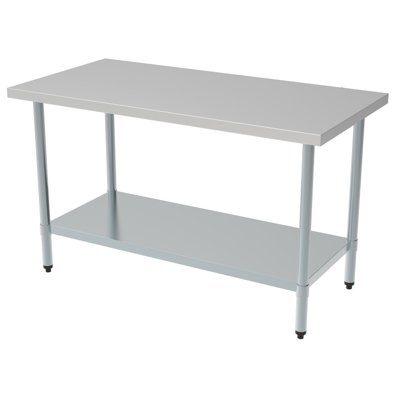 Table Inox Étagère Démontable 700x700mm - CombiSteel