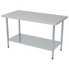 Table Inox Étagère Démontable 700x700mm - CombiSteel