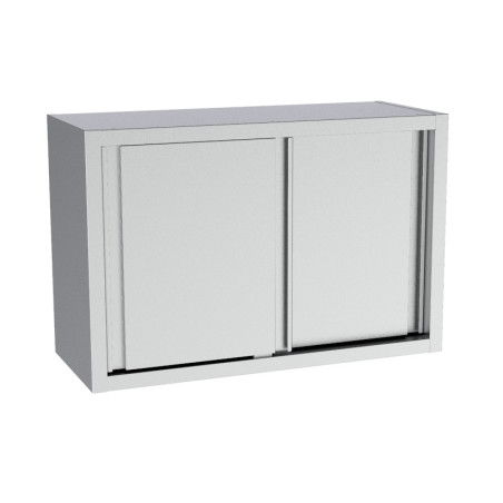 Wall Cabinet Sliding Doors Stainless Steel - 1200x400 mm