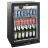 Refrigerated Back Bar 1 Swing Door - 138 L Black - Combisteel