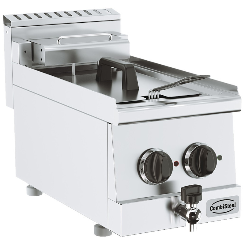 Professional Electric Fryer - 10 L Stainless Steel Tank CombiSteel