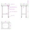 Billot Bloc de Découpage Polyéthylène 80mm - CombiSteel