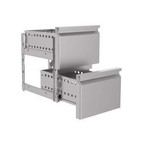 Block 2 Drawers Monobloc CombiSteel | Optimized Refrigerated Storage