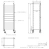 Clearing Trolley with Trays - 600 x 400 - CombiSteel