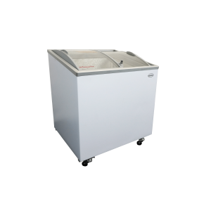 198 L Glass Chest Freezer CombiSteel Professional