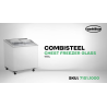 198 L Glass Chest Freezer CombiSteel Professional