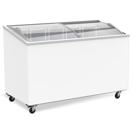 Gefriertruhe mit Glasdeckel - 397 L - CombiSteel