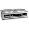 Elektrische Crêpière 2 Platten 40 cm Combisteel Horeca