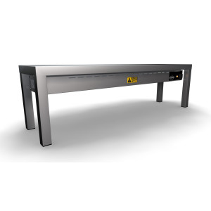 Ceramic Heated Table Shelf - 1 Level - L 1200 x D 300 mm - CombiSteel