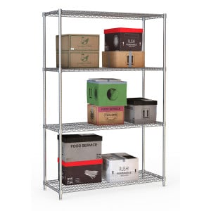 4-Tier Removable Shelf - L 1200 x D 450 mm - CombiSteel