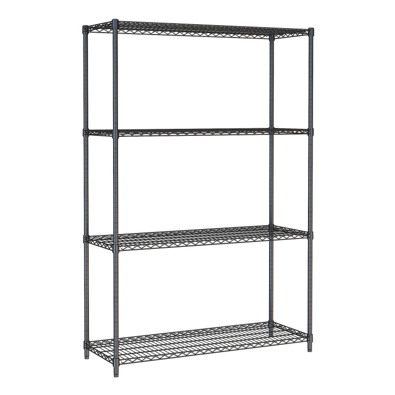 4 Level Black Shelf - CombiSteel | Optimal Storage