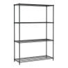 4-Tier Detachable Shelf Black - L 1200 x D 450 mm - CombiSteel