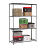 4-Tier Detachable Shelf Black - L 1200 x D 450 mm - CombiSteel