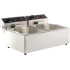 Professionelle Elektrische Fritteuse 2 x 6 L - CombiSteel